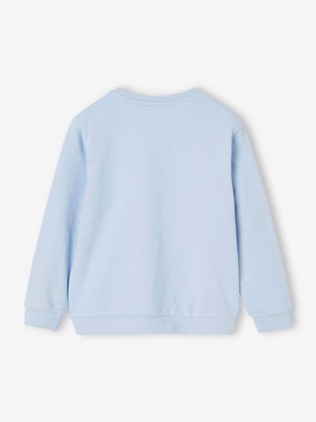 Sweat-shirt fille Disney Reine des Neiges bleu ciel - vertbaudet enfant 