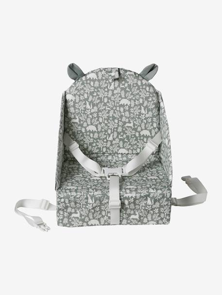 Rehausseur de chaise bleu grisé+écru+GRIS+multicolore - vertbaudet enfant 