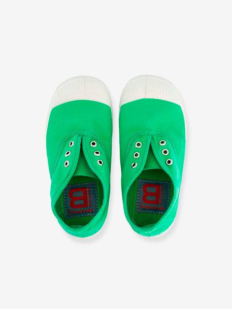 Katoenen tennisschoenen voor kinderen Elly E15149C15N BENSIMON® blauwgroen+bruin+groen - vertbaudet enfant 