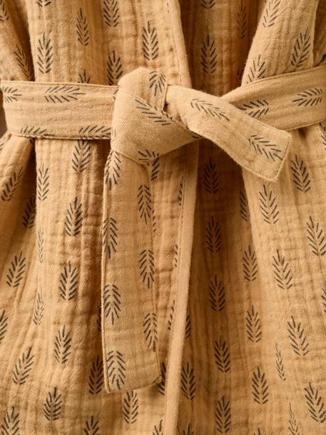 Peignoir de bain bébé personnalisable ETHNIC ocre - vertbaudet enfant 