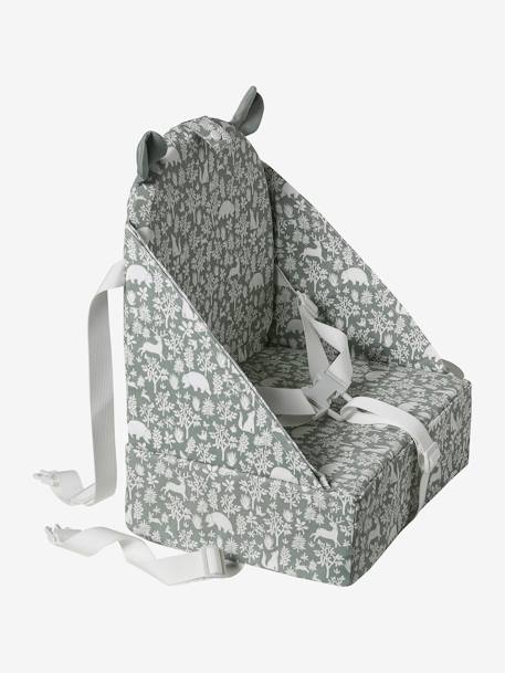 Rehausseur de chaise bleu grisé+écru+GRIS+multicolore - vertbaudet enfant 