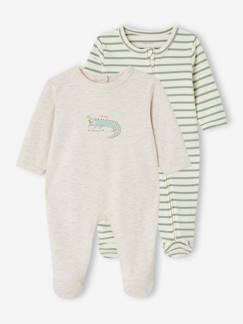 Baby-Pyjama,  overpyjama-Set met 2 interlock slaappakjes voor baby