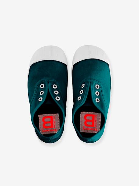 Katoenen tennisschoenen voor kinderen Elly E15149C15N BENSIMON® blauwgroen+bruin+groen - vertbaudet enfant 