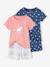 Lot de 2 pyjashorts fille licornes bleu nuit - vertbaudet enfant 