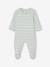 Lot de 3 pyjamas bébé mixtes en interlock BASICS bleu grisé+rose - vertbaudet enfant 