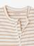 Set van 3 pyjama's van jersey met rits BASICS cappuccino+chambrayblauw+rouge - vertbaudet enfant 