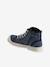 Baskets montantes toile enfant semelle crantée bleu jean - vertbaudet enfant 