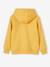 Sweat garçon zippé à capuche motif poitrine blanc chiné+noix de pécan+ocre+rouge+turquoise - vertbaudet enfant 