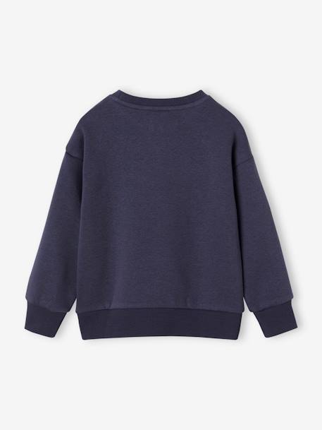 Jongenssweater met opschrift van zwelinkt nachtblauw - vertbaudet enfant 