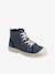 Baskets montantes toile enfant semelle crantée bleu jean - vertbaudet enfant 