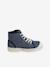 Baskets montantes toile enfant semelle crantée bleu jean - vertbaudet enfant 