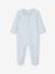 Set van 3 pyjama's van jersey met rits BASICS cappuccino+chambrayblauw+rouge - vertbaudet enfant 