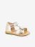 Sandales bébé Tity Cross beige doré - vertbaudet enfant 
