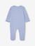 Set van 3 pyjama's van jersey met rits BASICS cappuccino+chambrayblauw+rouge - vertbaudet enfant 