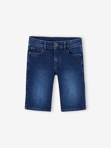 Bermuda en jean Basics garçon stone - vertbaudet enfant 