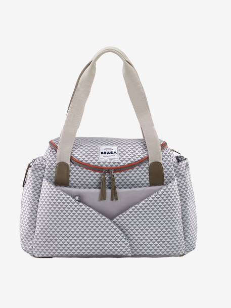 Sac à langer Sydney II beige imprimé+gris imprimé - vertbaudet enfant 