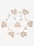 Guirlande arc-en-ciel et pompons en rotin beige - vertbaudet enfant 