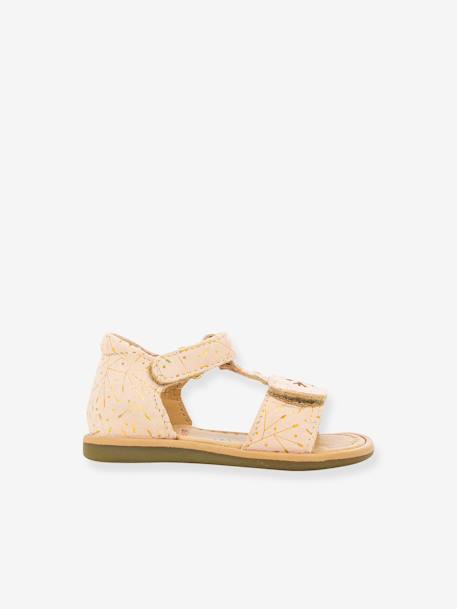 Sandales bébé Tity Miaou rose nude - vertbaudet enfant 
