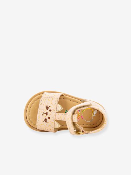 Sandales bébé Tity Miaou rose nude - vertbaudet enfant 