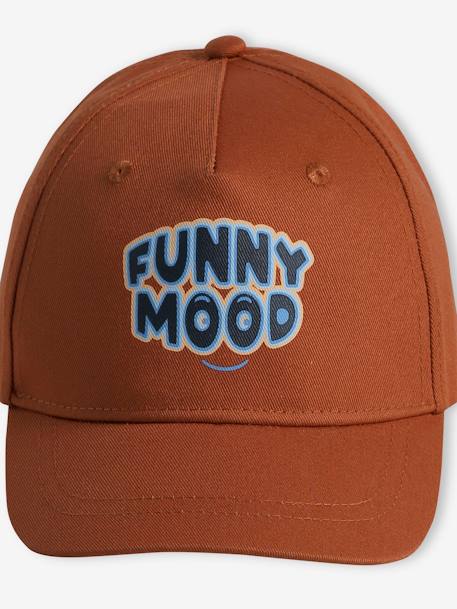 Casquette 'Funny Mood' garçon abricot - vertbaudet enfant 