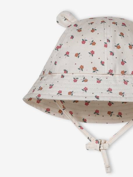 Bob ourson imprimé bébé fille écru+rose - vertbaudet enfant 