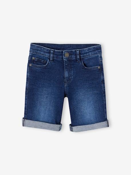 Bermuda en jean Basics garçon stone - vertbaudet enfant 