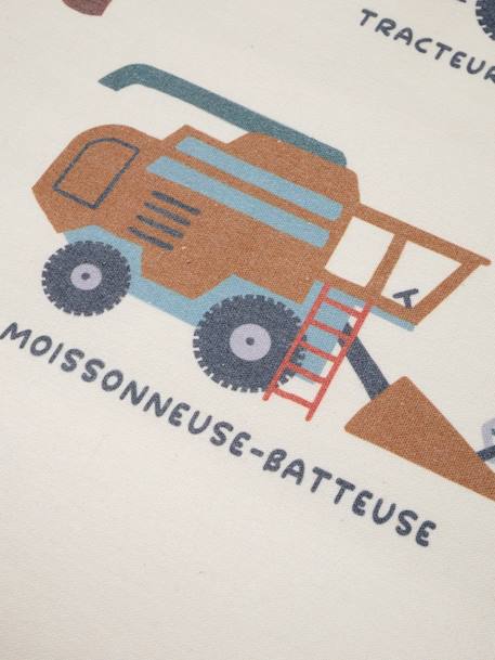 Carte d'apprentissage engins de ferme rouge - vertbaudet enfant 