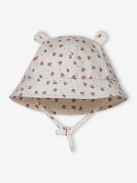 Bob ourson imprimé bébé fille écru+rose - vertbaudet enfant 