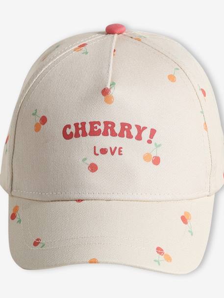 Casquette cerise fille écru - vertbaudet enfant 