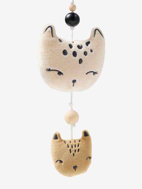 Mobile musical Animaux ETHNIC cannelle - vertbaudet enfant 