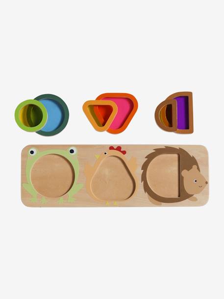 Planche optique avec formes d'animaux en bois FSC® bois - vertbaudet enfant 