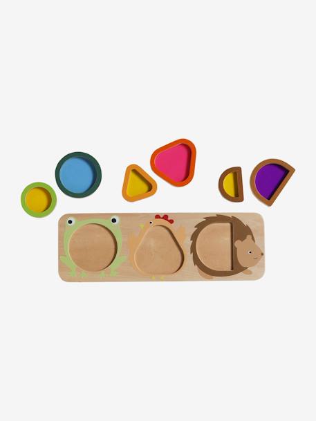 Planche optique avec formes d'animaux en bois FSC® bois - vertbaudet enfant 