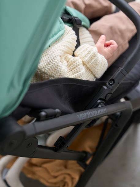 Poussette compacte Ikaria bleu canard+gris chiné - vertbaudet enfant 