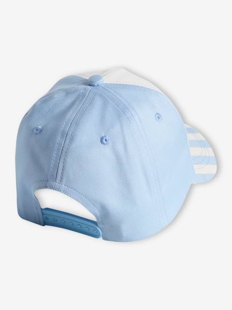 Casquette fille 'Cool Girls Club' rayé bleu - vertbaudet enfant 
