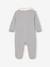 Set van 3 slaappakjes 'hartjes' baby van interlock nachtblauw - vertbaudet enfant 