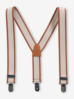 Garçon-Accessoires-Cravate, noeud papillon, ceinture-Bretelles bicolores garçon
