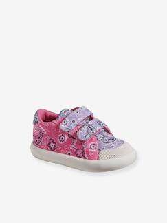 Schoenen-Baby schoenen 17-26-Loopt meisje 19-26-Stoffen tennisschoenen met klittenband voor babymeisjes