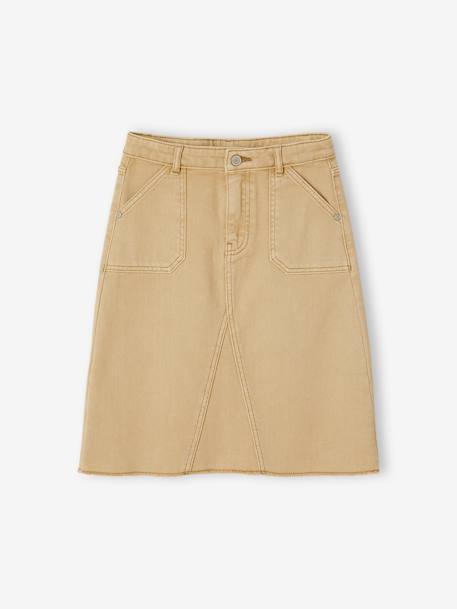 Halflange rok cappuccino - vertbaudet enfant 