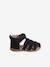 Chaussures premiers pas bébé scratchs lot beige+marine+marron - vertbaudet enfant 