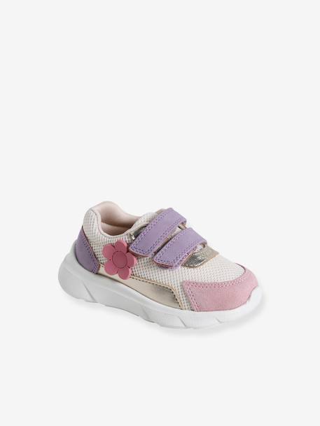 Babysneakers met klittenband veel roze - vertbaudet enfant 