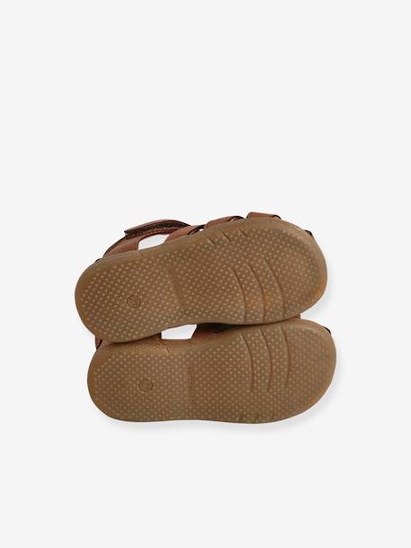 Chaussures premiers pas bébé scratchs lot beige+marine+marron - vertbaudet enfant 