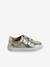 Goudkleurige leren kindersneakers goud - vertbaudet enfant 