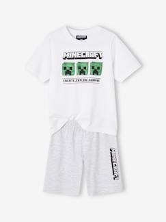 Tweekleurige pyjashort voor jongens Minecraft®  - vertbaudet enfant