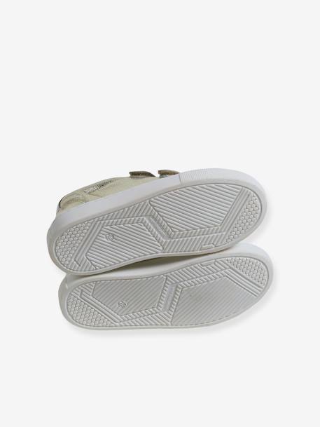 Baskets cuir doré enfant or - vertbaudet enfant 