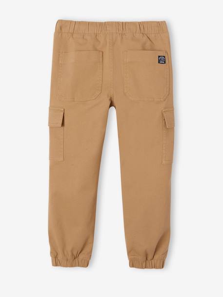 Pantalon garçon battle facile à enfiler anthracite+bleu glacier+kaki foncé+taupe - vertbaudet enfant 