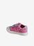 Stoffen tennisschoenen met klittenband voor babymeisjes groen madeliefjesprint+ijsblauw+paars, bedrukt+roze, bedrukt+veel roze+WIT - vertbaudet enfant 