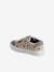 Baskets scratchées bébé en toile beige imprimé+marine - vertbaudet enfant 