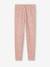 Set van 2 Basics meisjesleggings donkergrijs+kaki+rozenhout+saliegroen - vertbaudet enfant 
