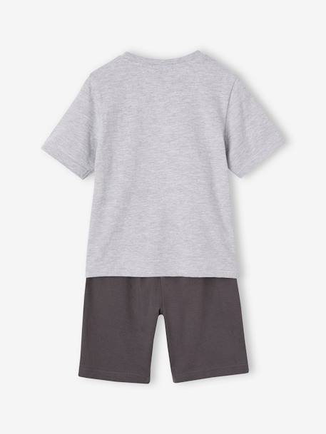 Tweekleurige pyjashort voor jongens Super Mario® antraciet - vertbaudet enfant 