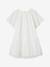 Robe cérémonie en tulle à paillettes fille manches papillon écru - vertbaudet enfant 